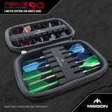 Mission - Force 90 Darts Case - Limited Edition Grey Denim