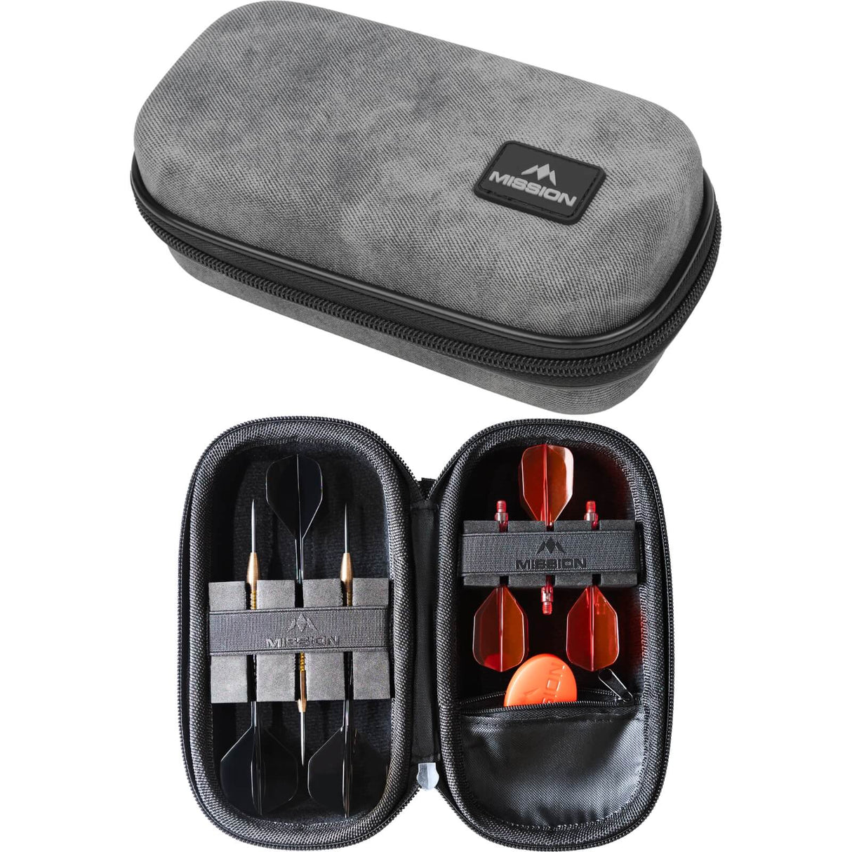 Mission - Force 90 Slim Darts Case - Limited Edition Grey Denim