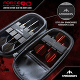 Mission - Force 90 Slim Darts Case - Limited Edition Grey Denim