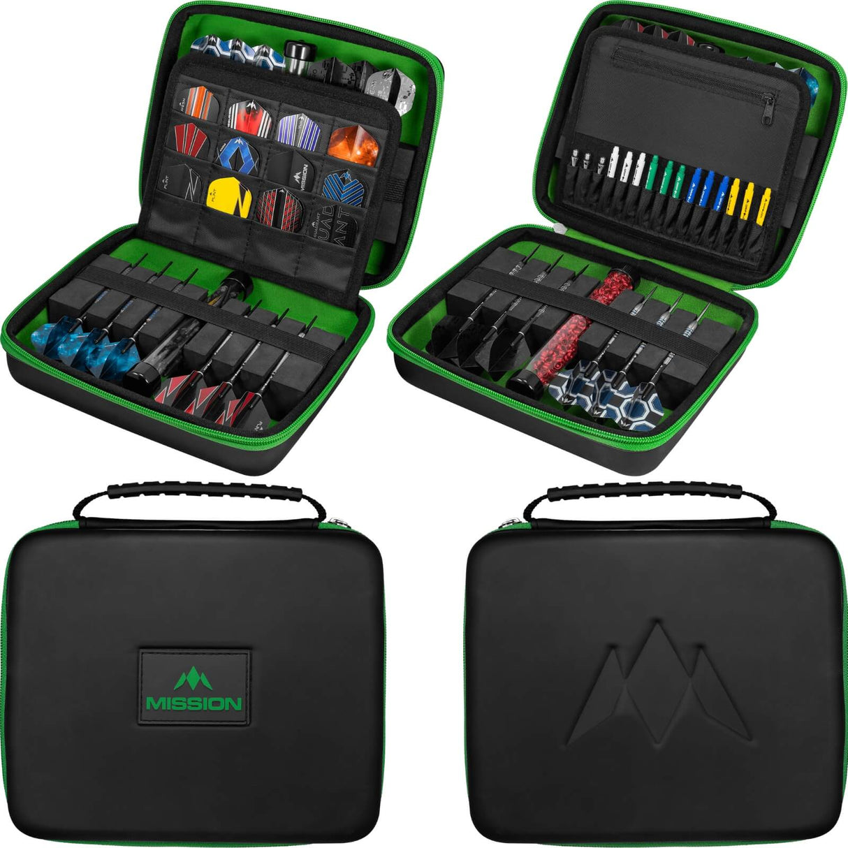 Mission - Freedom Luxor Darts Case - Green