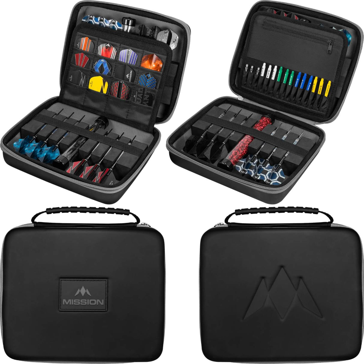 Mission - Freedom Luxor Darts Case - Grey