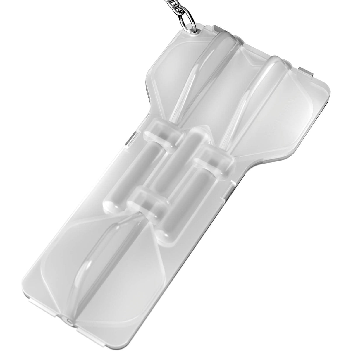 Dart Cases - Mission - Force 90 Moulded Integrated Flight &amp; Shaft Case White