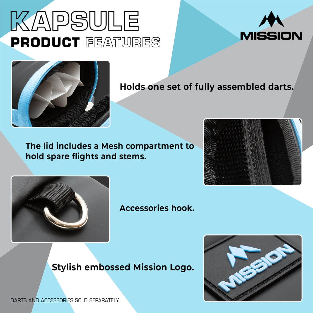 Dart Cases - Mission - Kapsule Darts Case