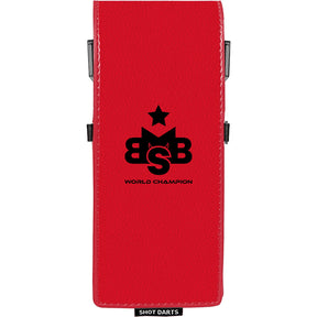 Shot - Michael Smith - Drop In Dart Cases - Red