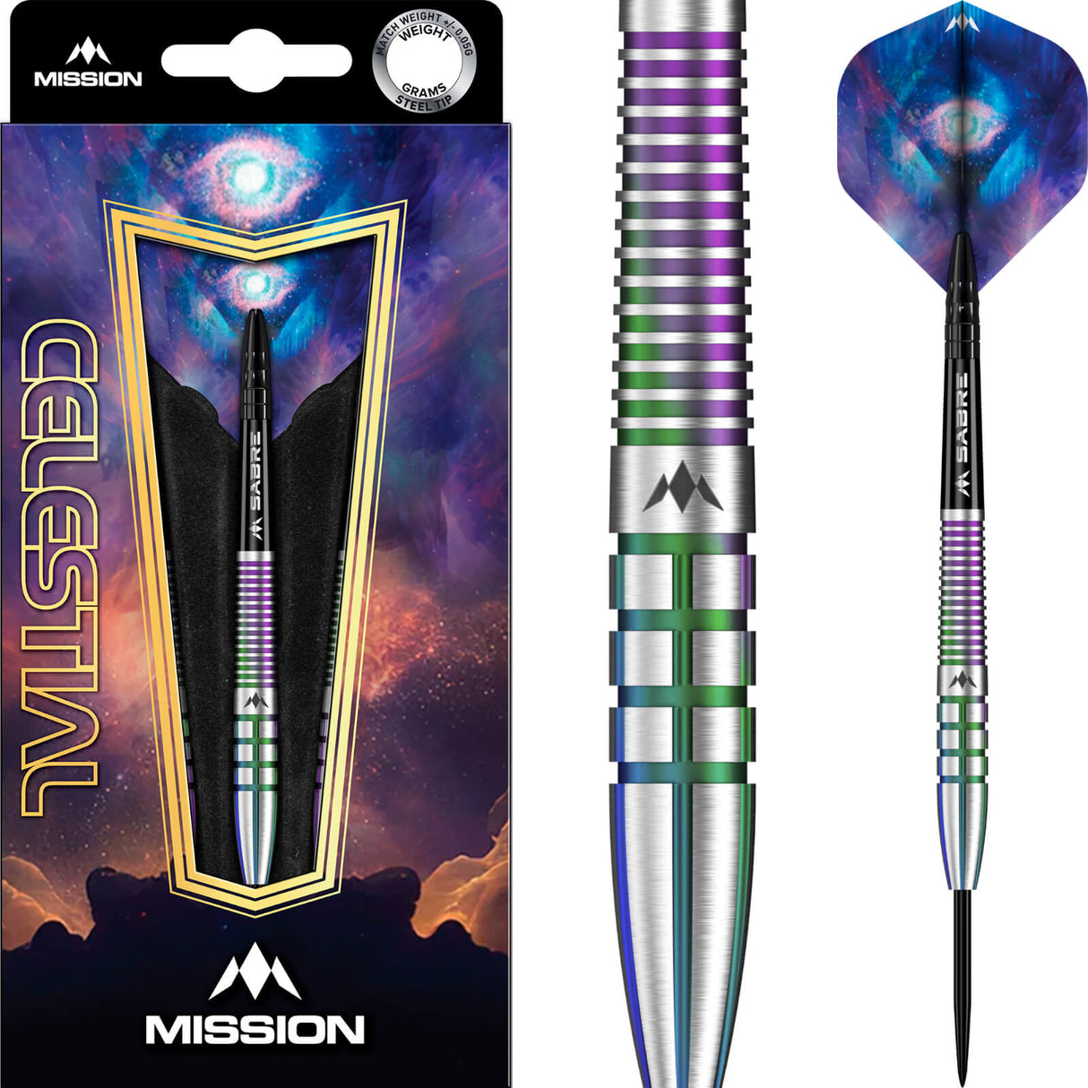 Mission - Celestial Darts - 95% Tungsten - 21g 23g 25g 27g -