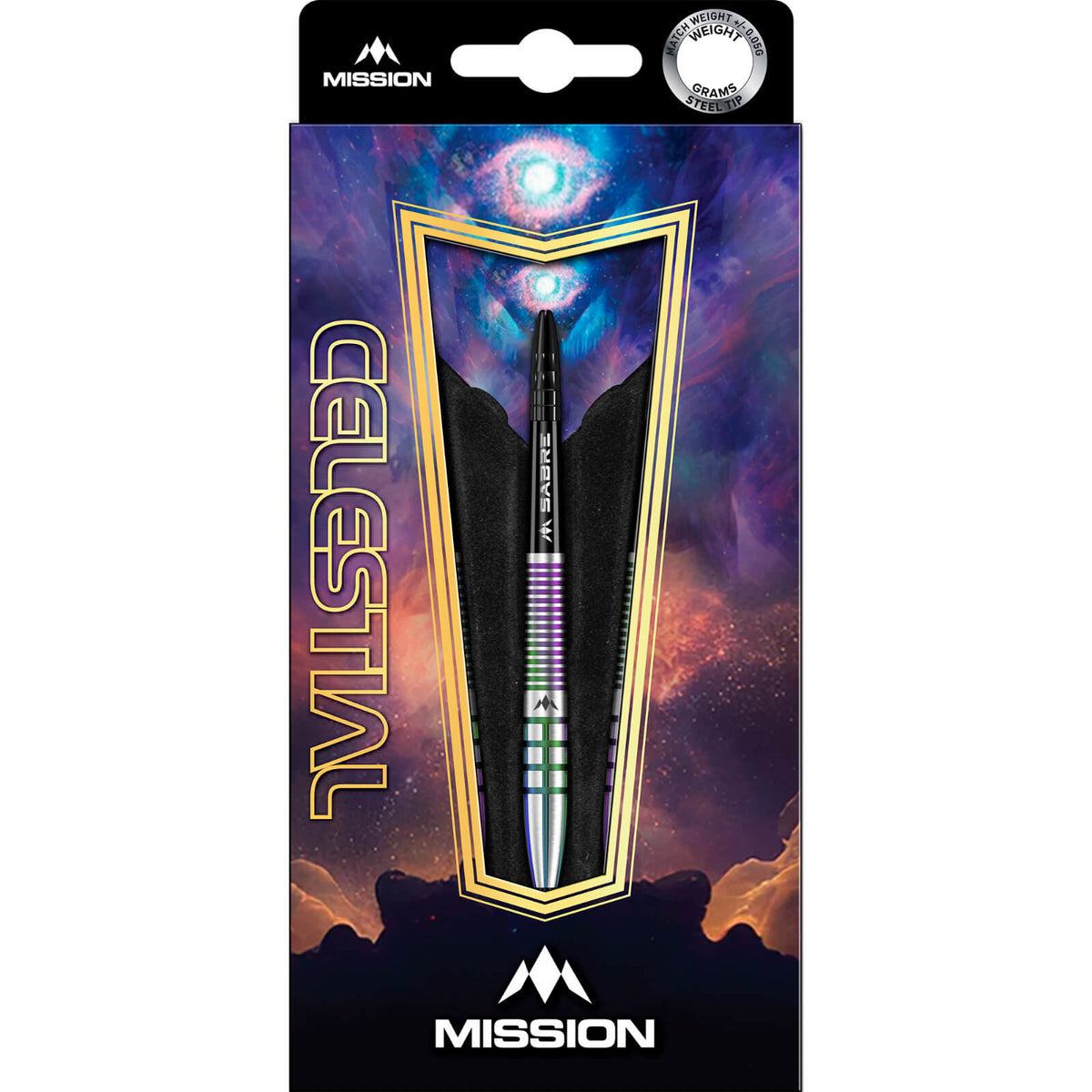 Darts - Mission - Celestial Darts - Steel Tip - 95% Tungsten - 21g 23g 25g 27g