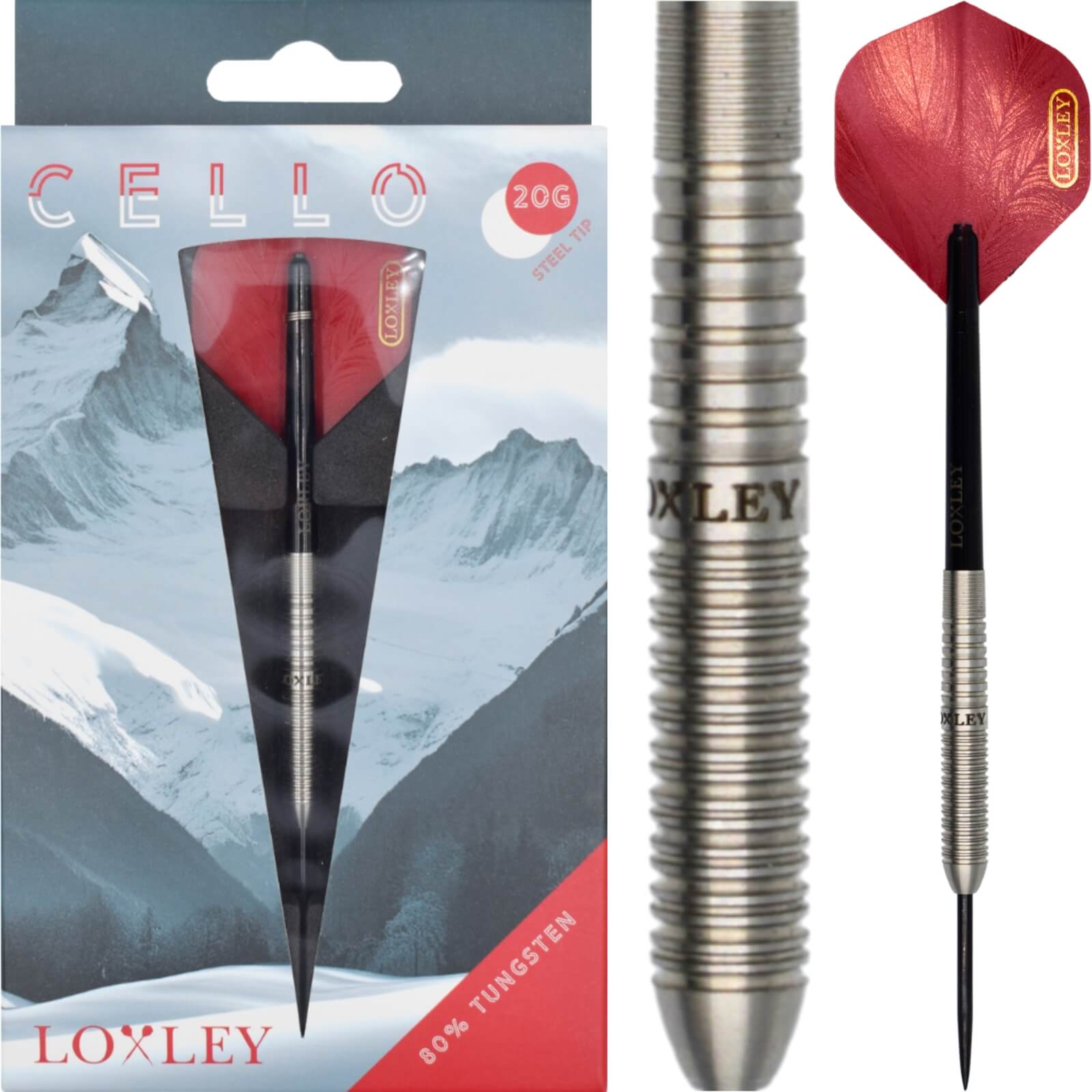Loxley - Cello Darts - 80% Tungsten - 20g
