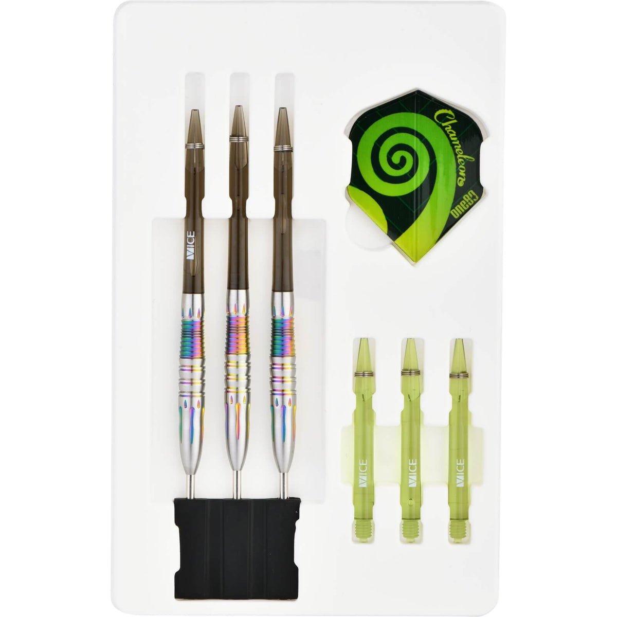 Darts - One80 - Chameleon Furcifer Darts - Steel Tip - 90% Tungsten - 22g 24g 