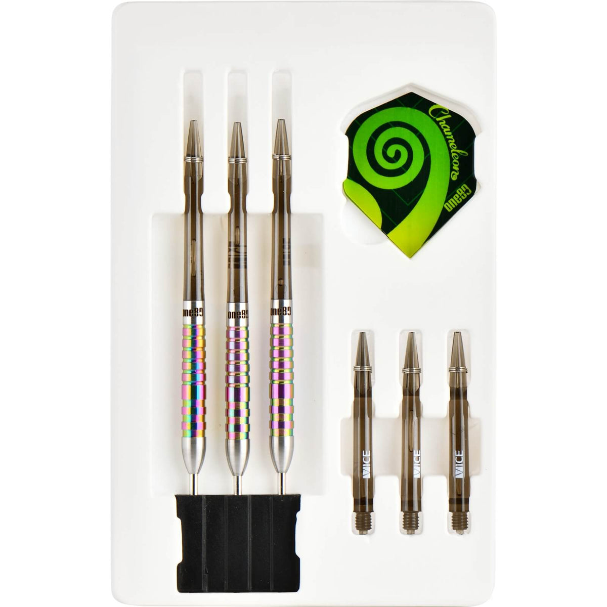 Darts - One80 - Chameleon Saphire Darts - Steel Tip - 90% Tungsten - 20g 22g 24g 