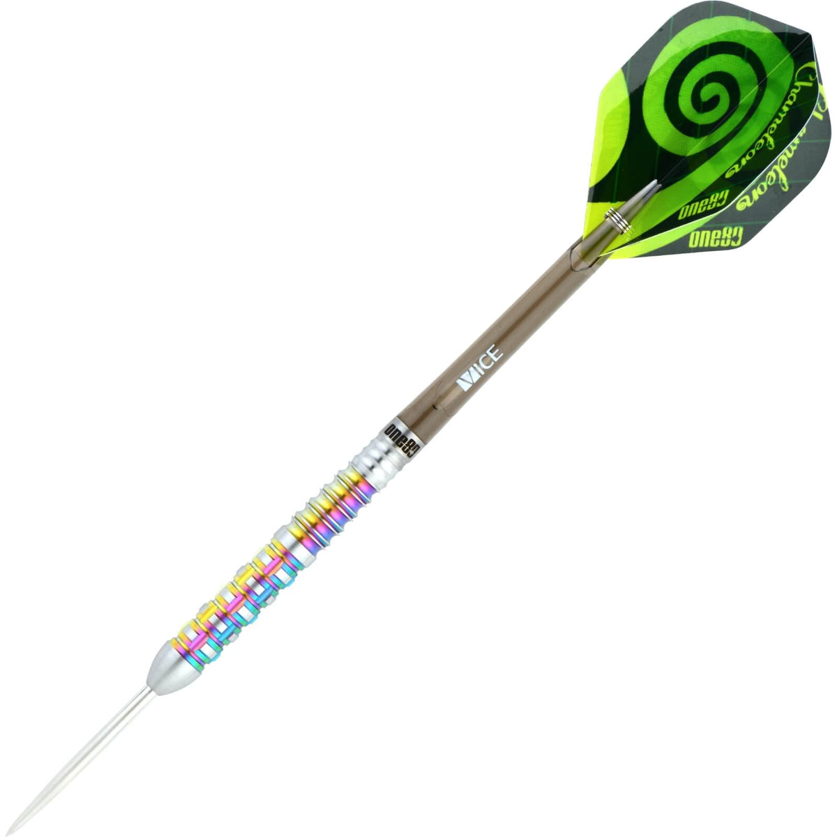 Darts - One80 - Chameleon Zircon Darts - Steel Tip - 90% Tungsten - 22g 24g 