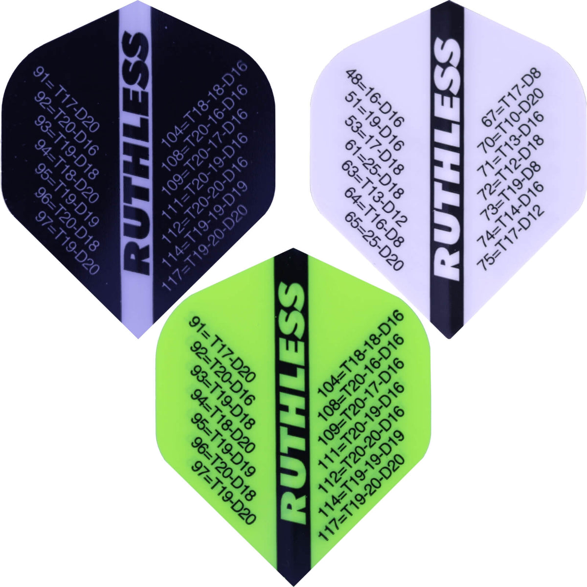 Dart Flights - Ruthless - Checkout - Big Wing Dart Flights 