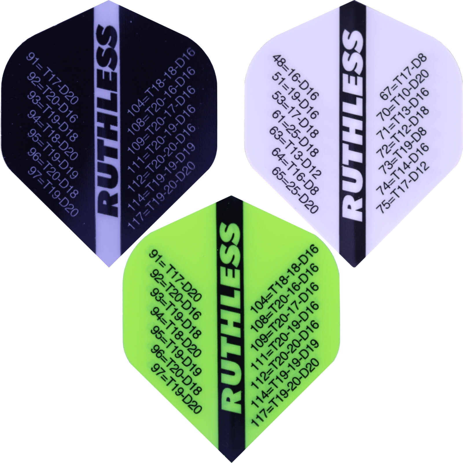 Dart Flights - Ruthless - Checkout - Big Wing Dart Flights 