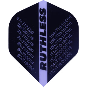 Ruthless - Checkout - Big Wing Dart Flights - Black