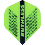 Ruthless - Checkout - Big Wing Dart Flights - Yellow