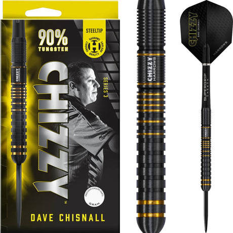 Harrows - Dave Chisnall Series 3 Darts - 90% Tungsten - 21g 22g 23g 24g 25g 26g -
