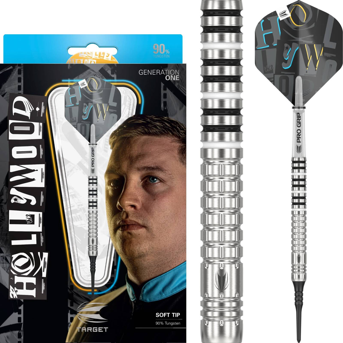 Darts - Target - Chris Dobey Darts - Soft Tip - 90% Tungsten - 19g 