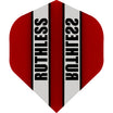 Ruthless - Clear Panels - Big Wing Dart Flights - Red