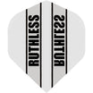 Ruthless - Clear Panels - Big Wing Dart Flights - White