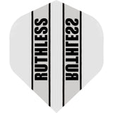 Ruthless - Clear Panels - Big Wing Dart Flights - White