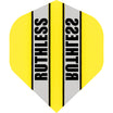 Ruthless - Clear Panels - Big Wing Dart Flights - Yellow