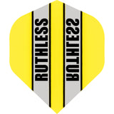 Ruthless - Clear Panels - Big Wing Dart Flights - Yellow