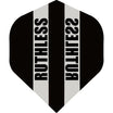 Ruthless - Clear Panels - Big Wing Dart Flights - Black