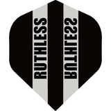 Ruthless - Clear Panels - Big Wing Dart Flights - Black