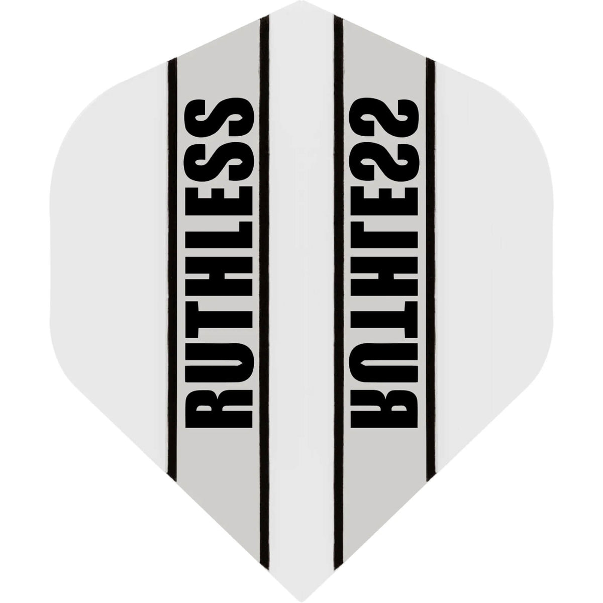 Dart Flights - Ruthless - Clear Panels - Big Wing Dart Flights Clear