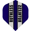 Ruthless - Clear Panels - Big Wing Dart Flights - Dark Blue