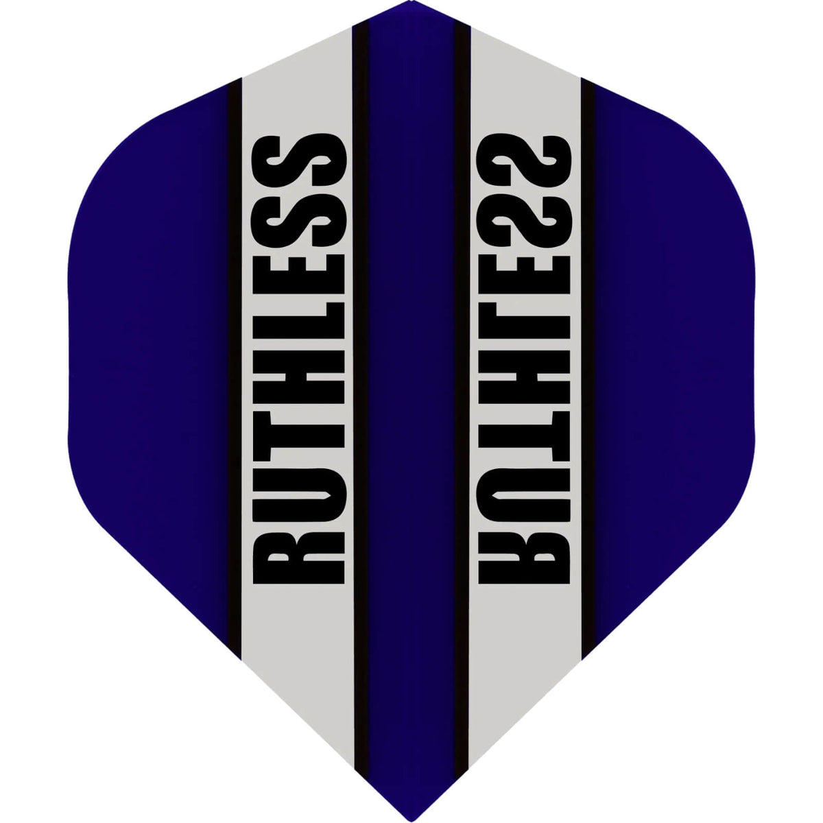 Dart Flights - Ruthless - Clear Panels - Big Wing Dart Flights Dark Blue