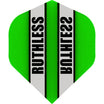 Ruthless - Clear Panels - Big Wing Dart Flights - Green