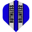 Ruthless - Clear Panels - Big Wing Dart Flights - Light Blue