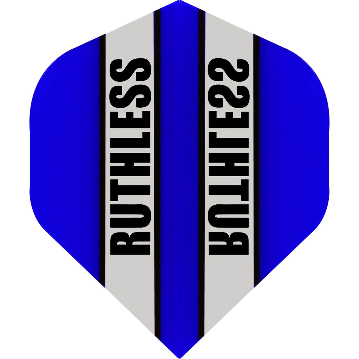 Dart Flights - Ruthless - Clear Panels - Big Wing Dart Flights Light Blue