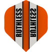 Ruthless - Clear Panels - Big Wing Dart Flights - Orange