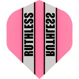 Ruthless - Clear Panels - Big Wing Dart Flights - Pink