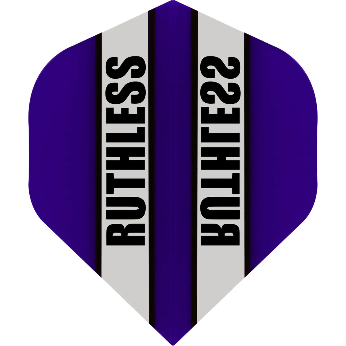Ruthless - Clear Panels - Big Wing Dart Flights - Purple