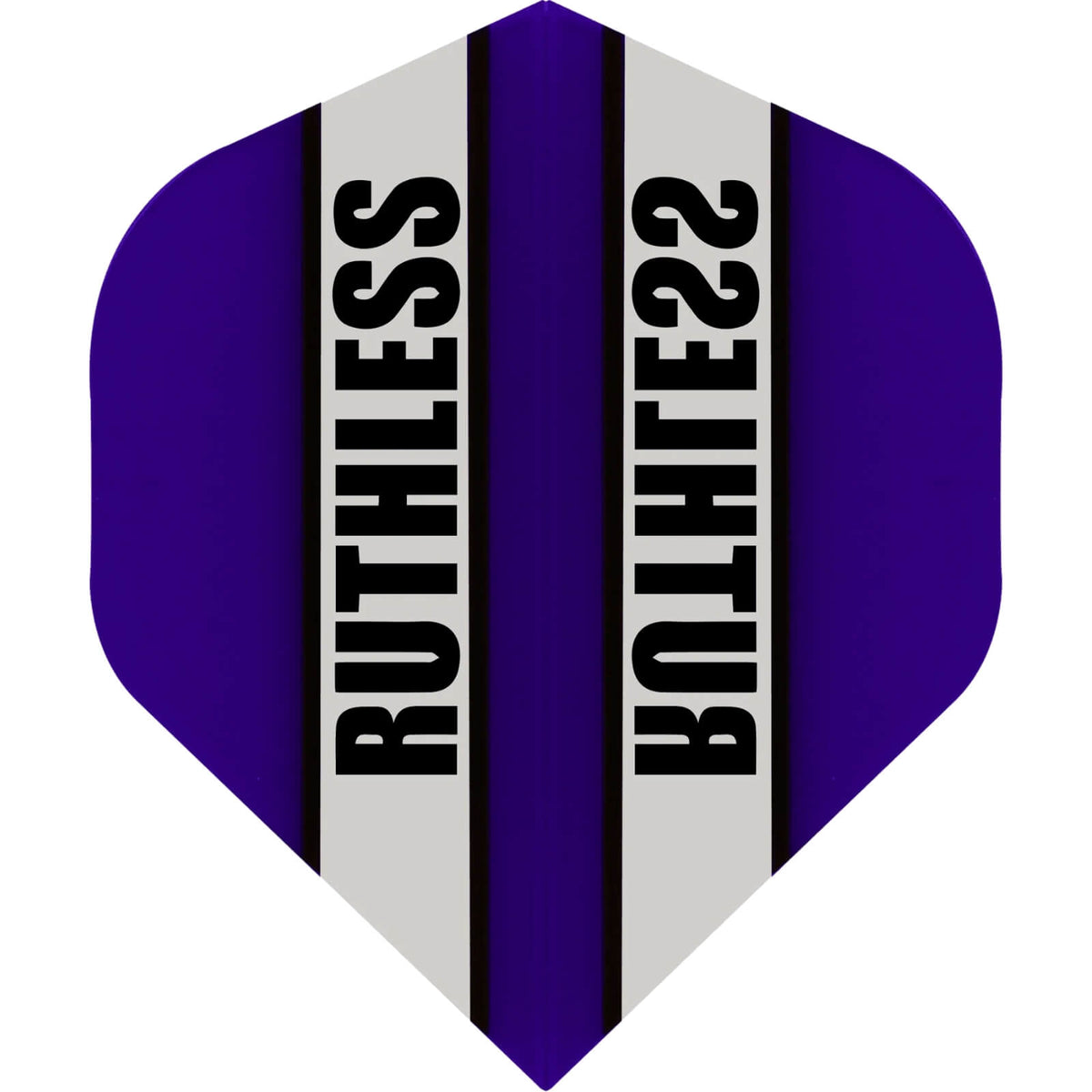 Dart Flights - Ruthless - Clear Panels - Big Wing Dart Flights Purple