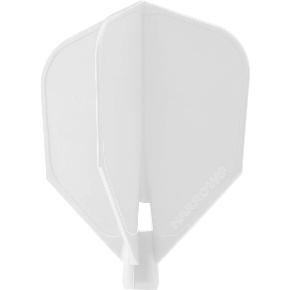 Dart Flights - Harrows - Clic - Standard Dart Flights White