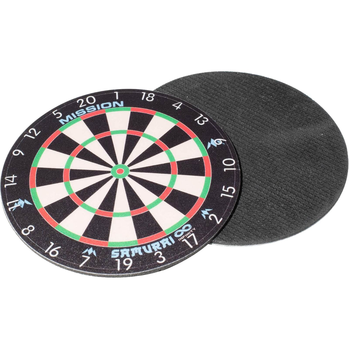 Other Accessories - Mission - Infinity Dartboard Coasters - 9.5cm - 2 Pack 