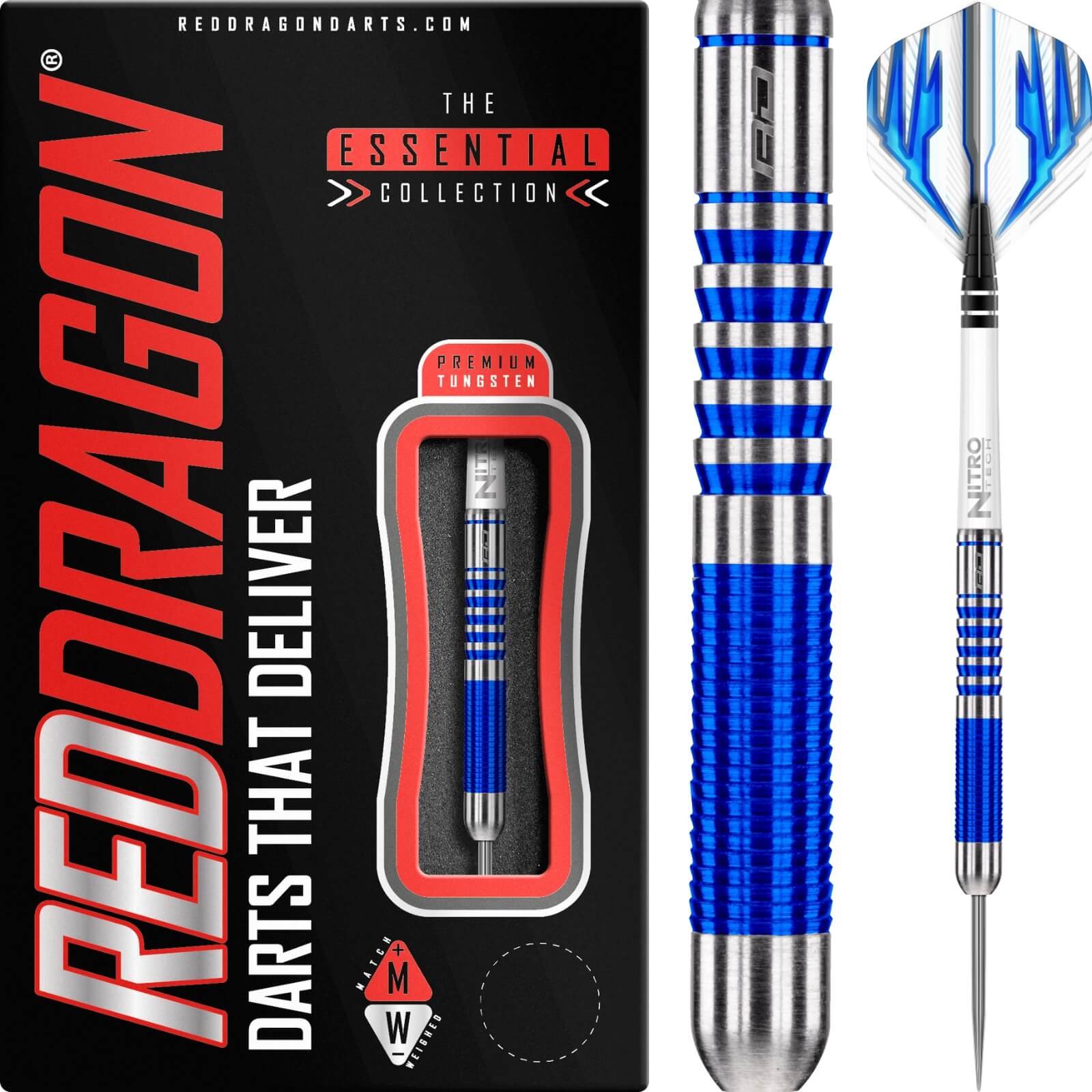 Darts - Red Dragon - Colin Lloyd Darts - Steel Tip - 90% Tungsten - 22g 