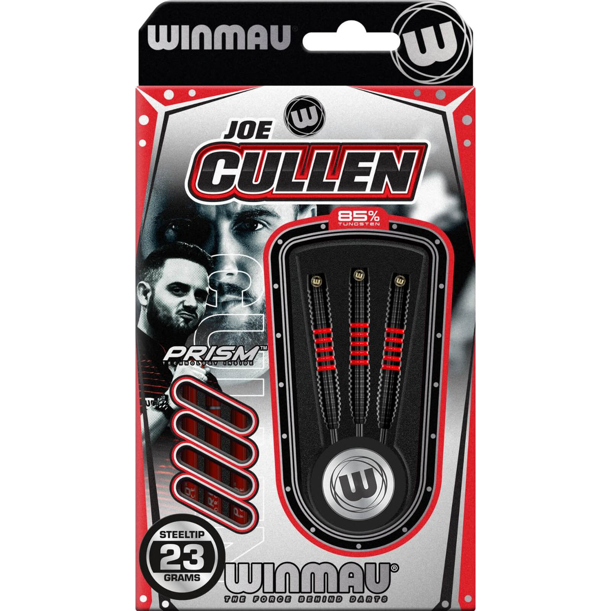 Darts - Winmau - Joe Cullen 85 Pro Series Darts - Steel Tip - 85% Tungsten - 23g 25g 