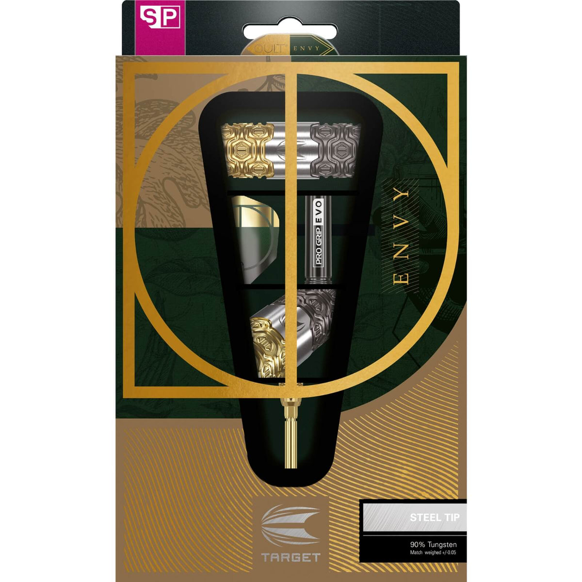 Darts - Target - Cult Envy 02 Darts - Swiss Point - Steel Tip - 90% Tungsten - 23g 24g 25g 