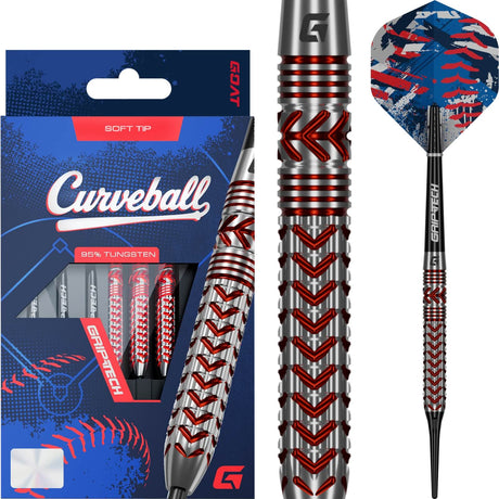 GOAT - Curveball Soft Tip Darts - 95% Tungsten - 20g -