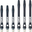 Red Dragon - DRX - Coated Aluminium Dart Shafts - Short (36mm) / Black