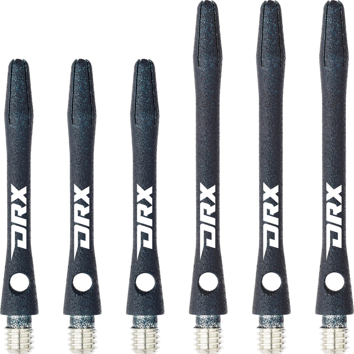 Red Dragon - DRX - Coated Aluminium Dart Shafts - Short (36mm) / Black
