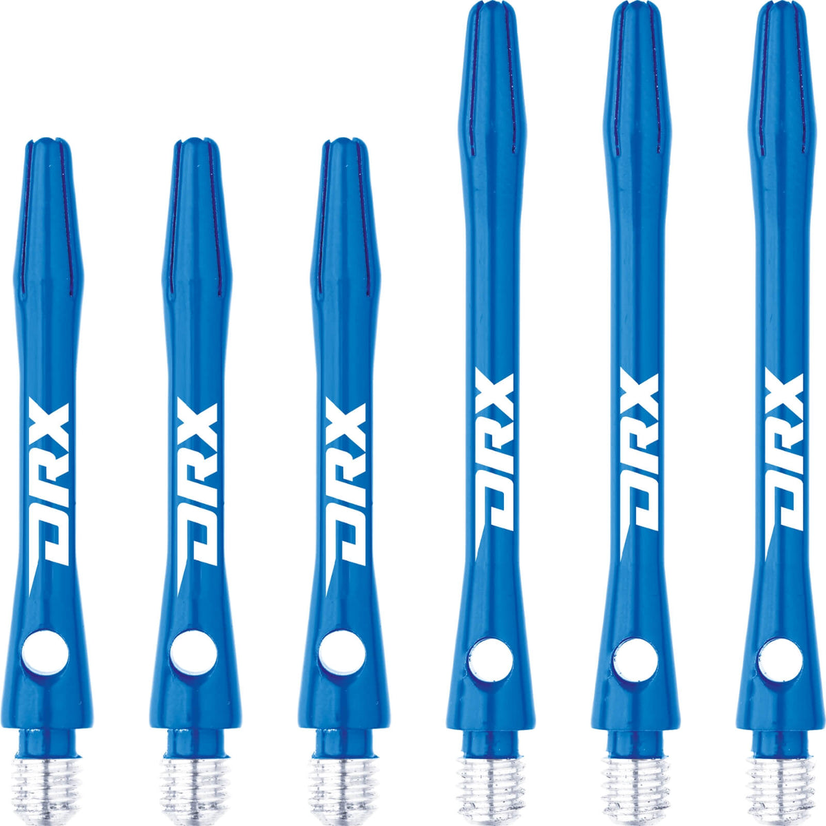 Dart Shafts - Red Dragon - DRX - Coated Aluminium Dart Shafts Short (36mm) / Blue
