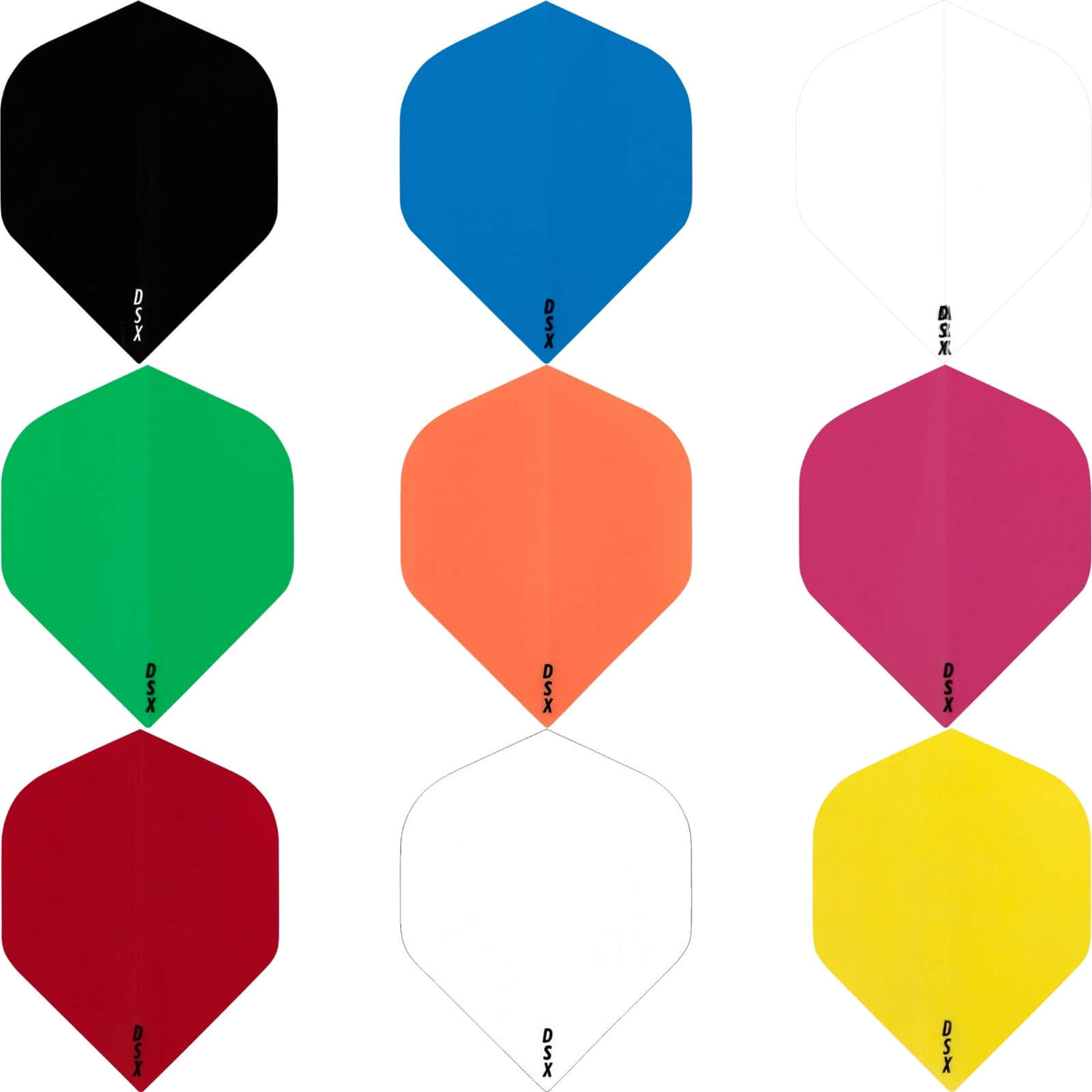 Designa - DSX Plain Colour - Big Wing Dart Flights -