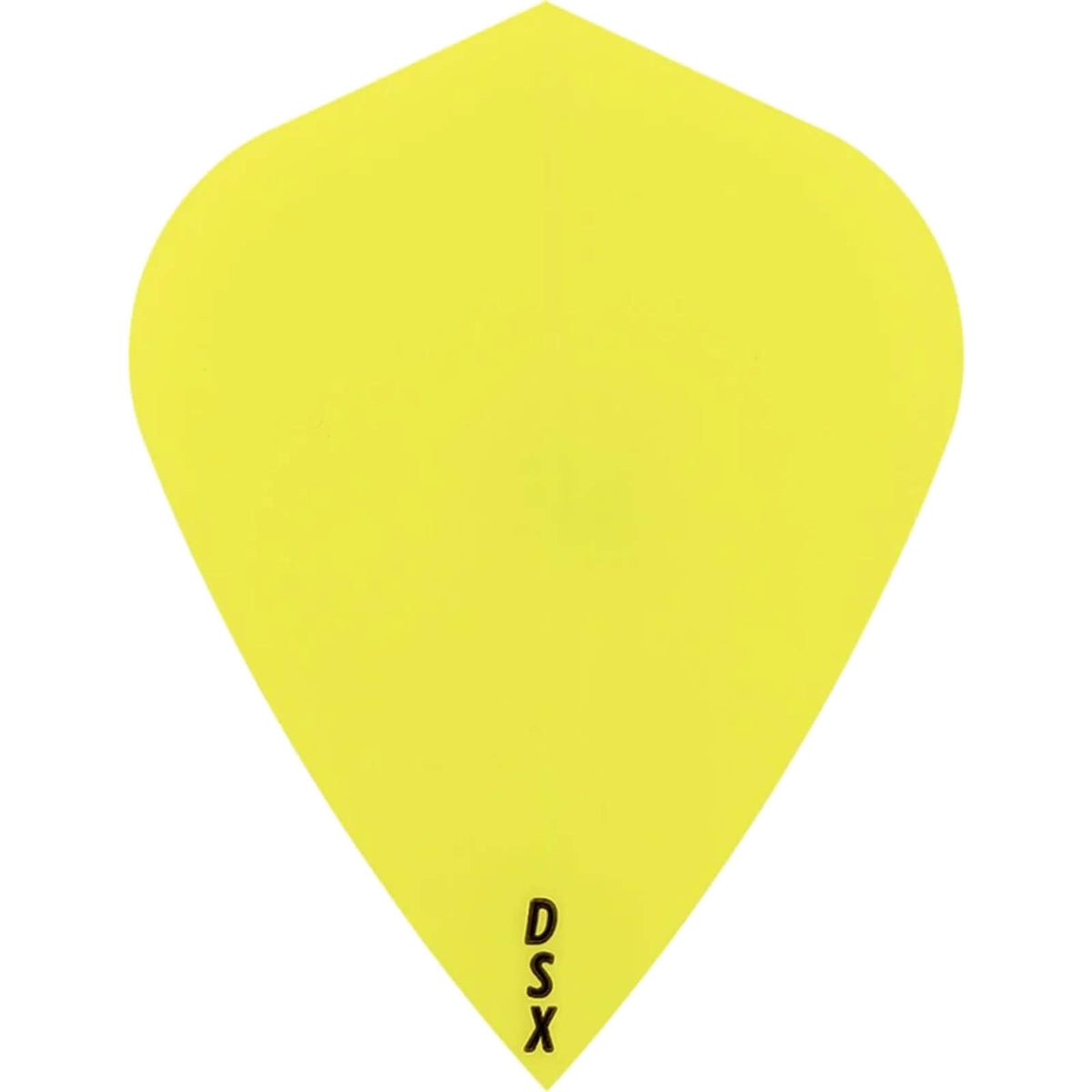 Dart Flights - Designa - DSX Plain Colour - Kite Dart Flights Yellow