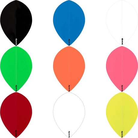 Designa - DSX Plain Colour - Pear Dart Flights -