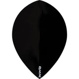 Designa - DSX Plain Colour - Pear Dart Flights - Black